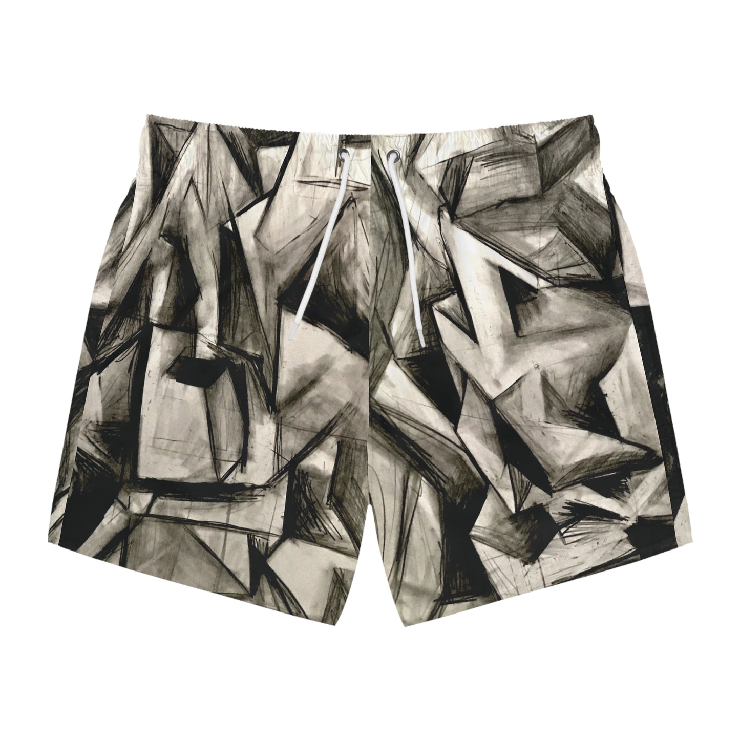 Men's Graphite Swim Trunks  (AOP)