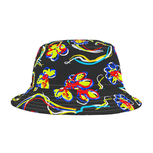 Flower Cartoon Bucket Hat (AOP)