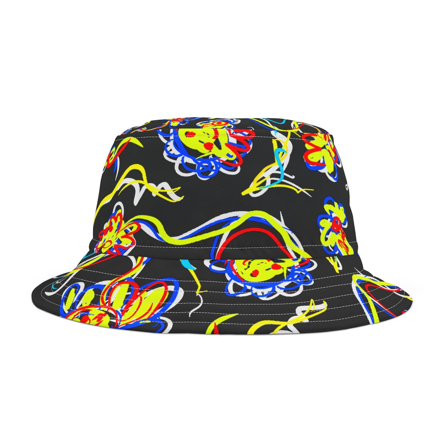 Flower Cartoon Bucket Hat (AOP)